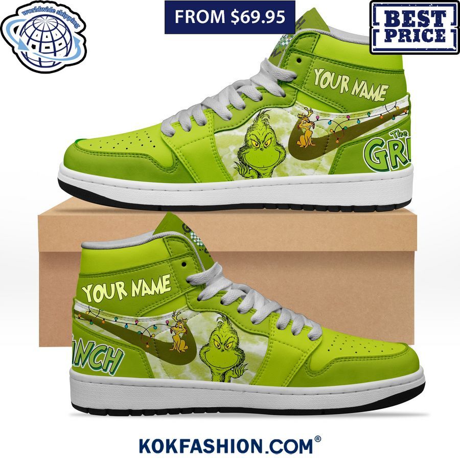 The Grinch Custom AJ 1 High - Xtrendingprint