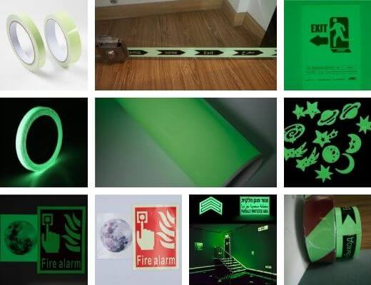 glow in dark film