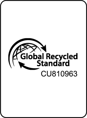 Dette er et billede af certifikatet for Global Recycled Standard