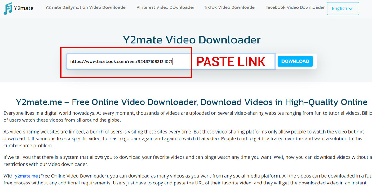 Paste Link