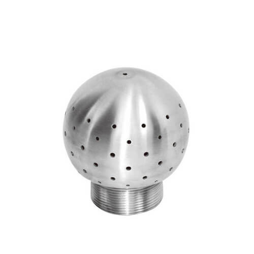 Stainless Steel Sanitary Matt Polish Bolted Fix Cleaning Ball Spray Ball