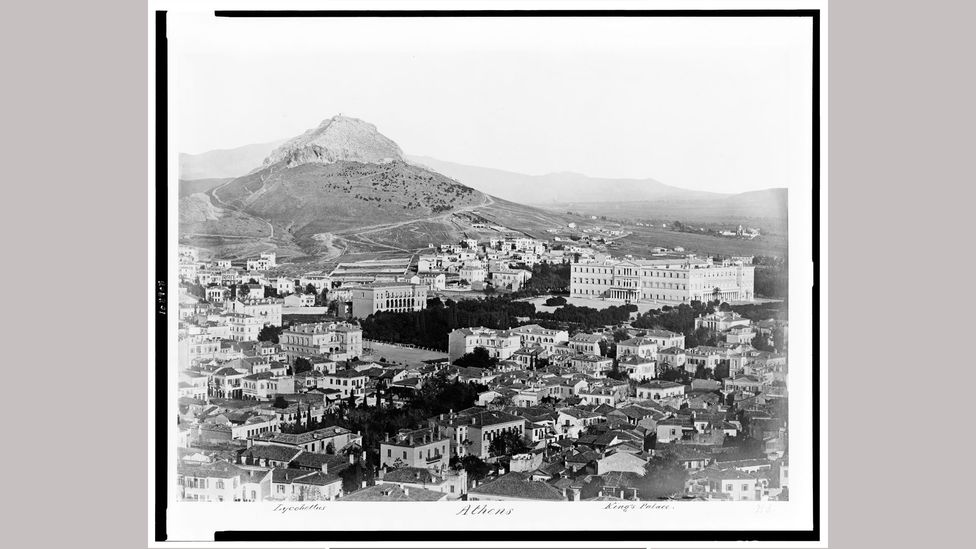 Athens, photographed between 1850 and 1880 (Credit: Library of Congress/ Image from Builders, Housewives and the Construction of Modern Athens by Ioanna Theocharopoulou)