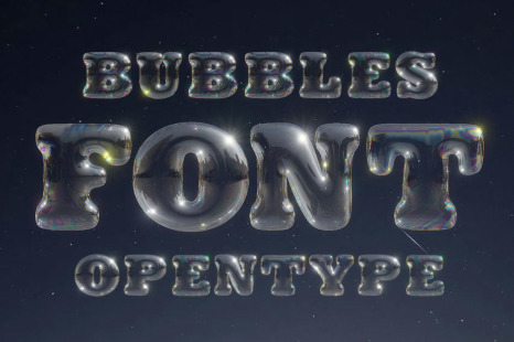 Bubbles Font - Bubble font