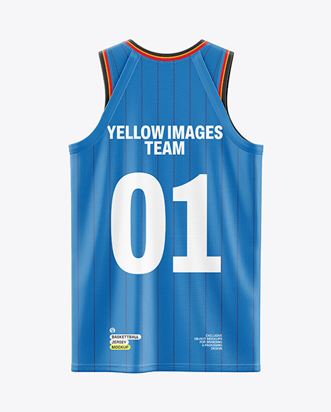 V-Neck Basketball Jersey Mockup - Tank top mockup