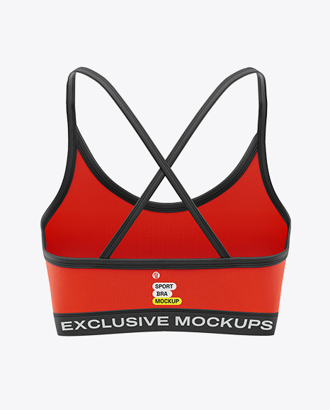 Women's Sports Bra Mockup - Tank top mockup