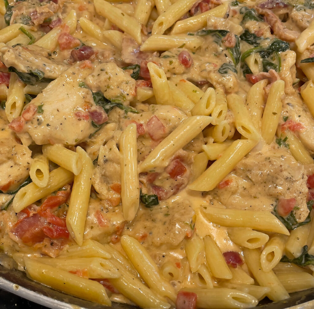 Creamy Chicken Penne Pasta