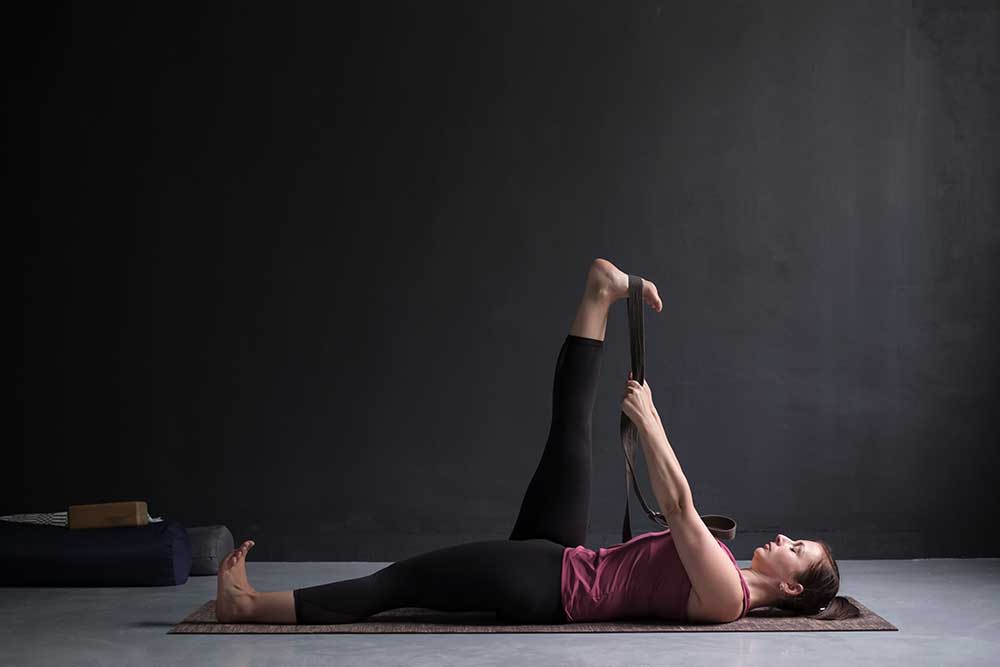 Reclined Hand-to-Big-Toe Pose - Supta Padangusthasana