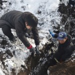 青森、3年雪の下に眠っている長芋