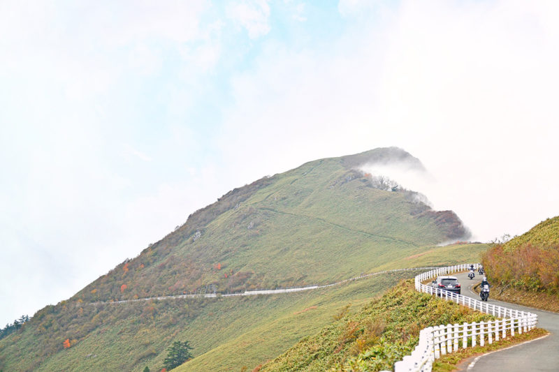 美しい尾根線を歩く。瓶ヶ森 UFOライン – Walk along beauful ridge line, Kamegamori forest “UFO Line”