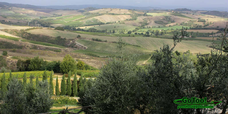 Tuscany, Italy and the Walled City of Montepulciano