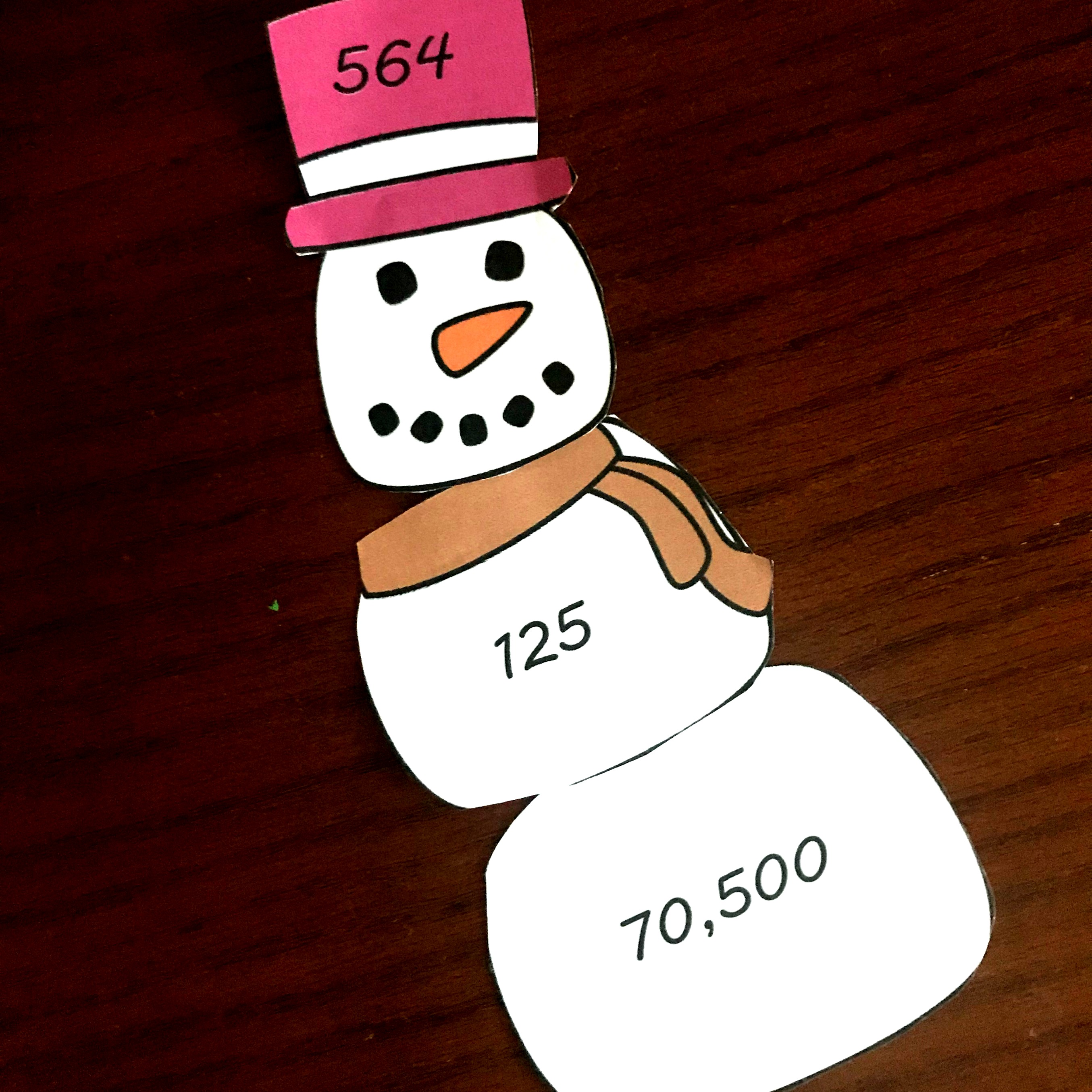 FREE Winter Activity For 3 Digit by 3 Digit Multiplication