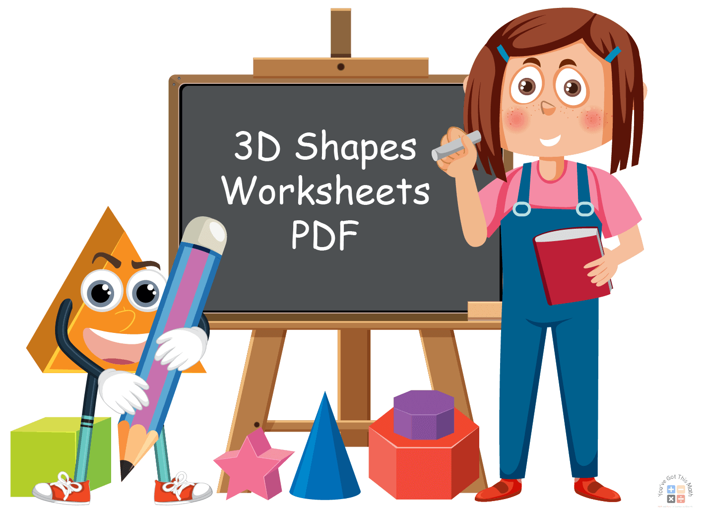 3D shapes worksheets pdf overview