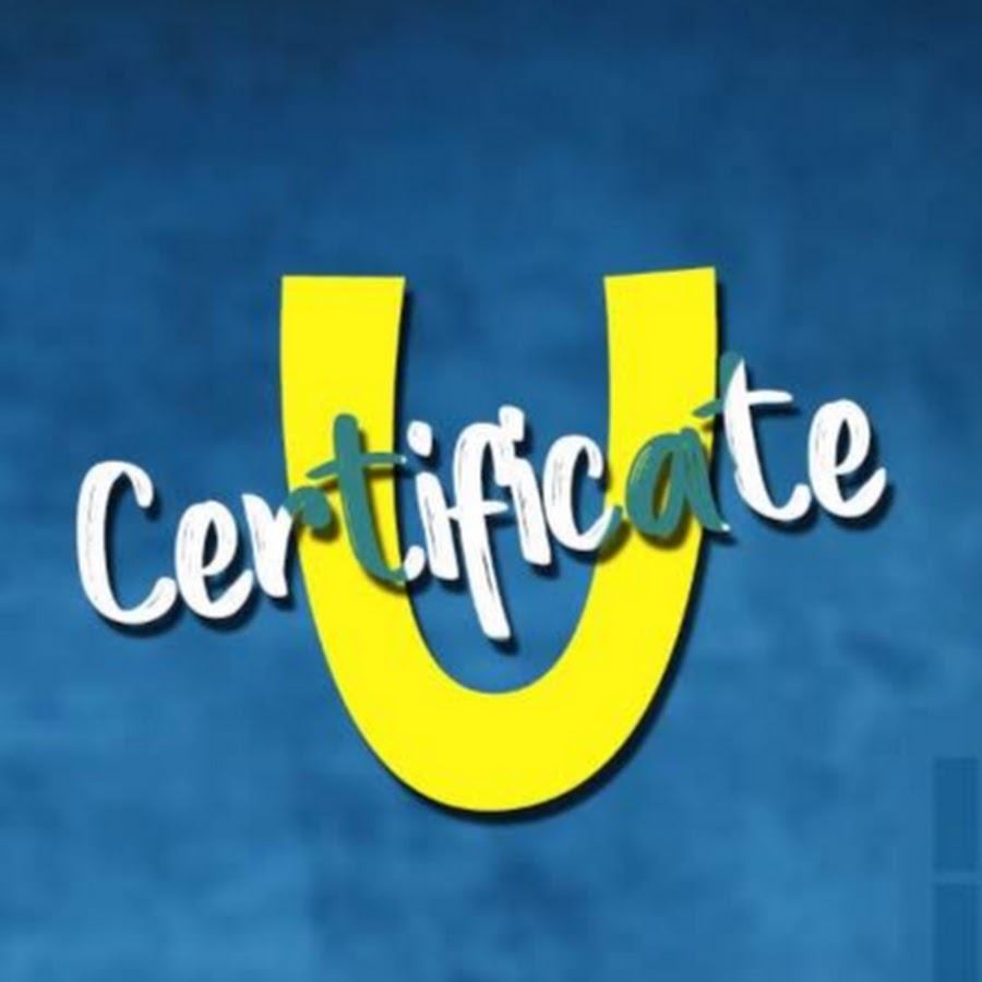 U Certificate - YouTube