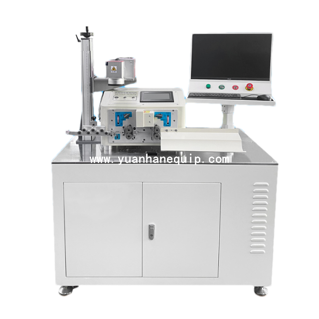 Full Servo Wire Laser Marking and Stripping Machine