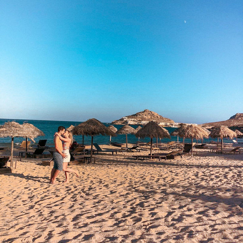 Kalafatis Beach in Mykonos - Greece