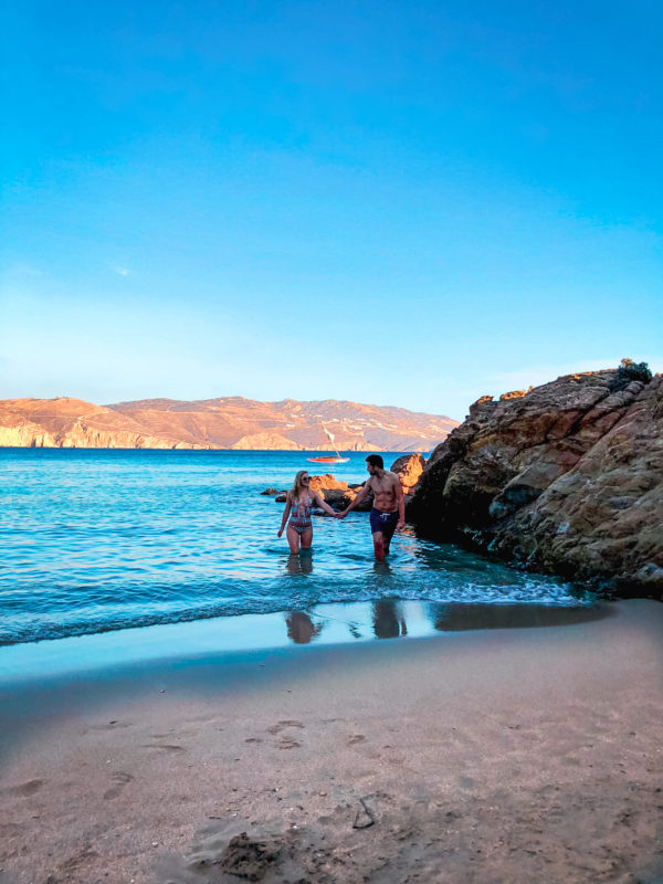 Agios Sostis Beach in Mykonos - Greece