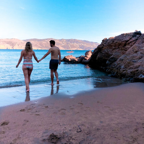 Agios Sostis Beach in Mykonos - Greece