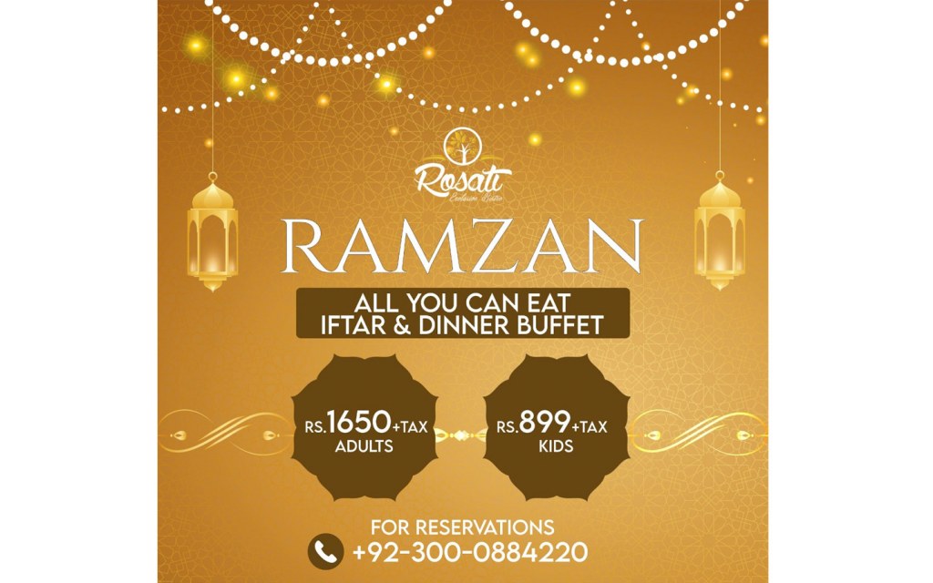 rosati bistro Ramadan Buffet