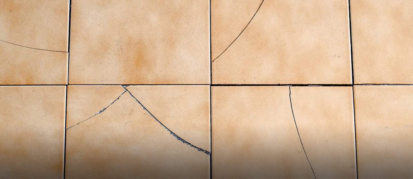 how to repair cracked tiles