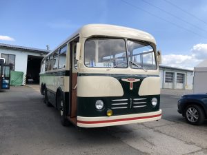 Horský autobus Karosa T 500 HB z roku 1955. Pramen: archiv Martin Uher