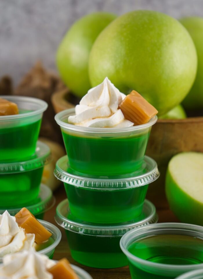 Caramel Apple Jello Shots