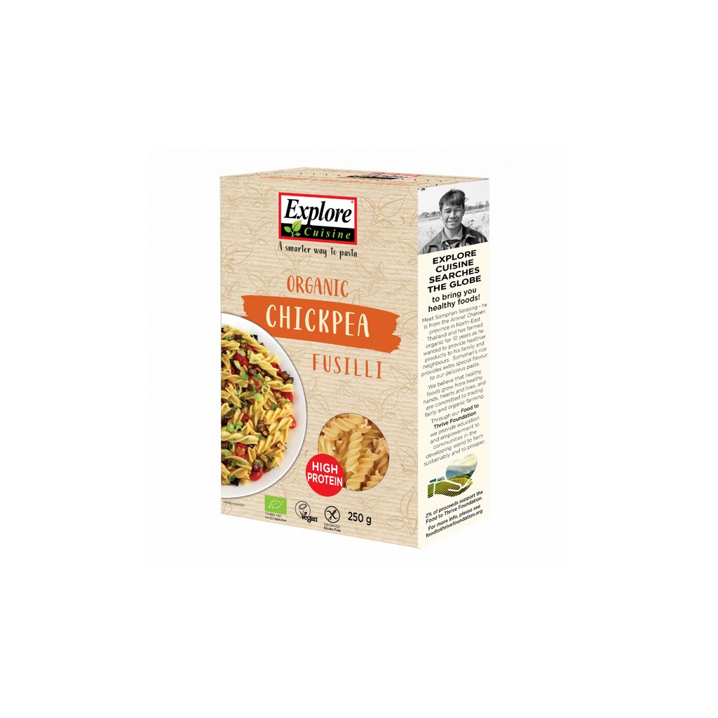 Explore Cuisine Organic Chickpea Fusilli 250g