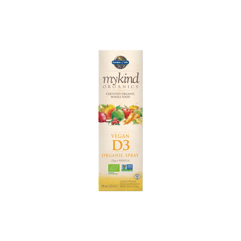 Garden Of Life MyKind Organics Vegan D3 Spray (Vanilla)