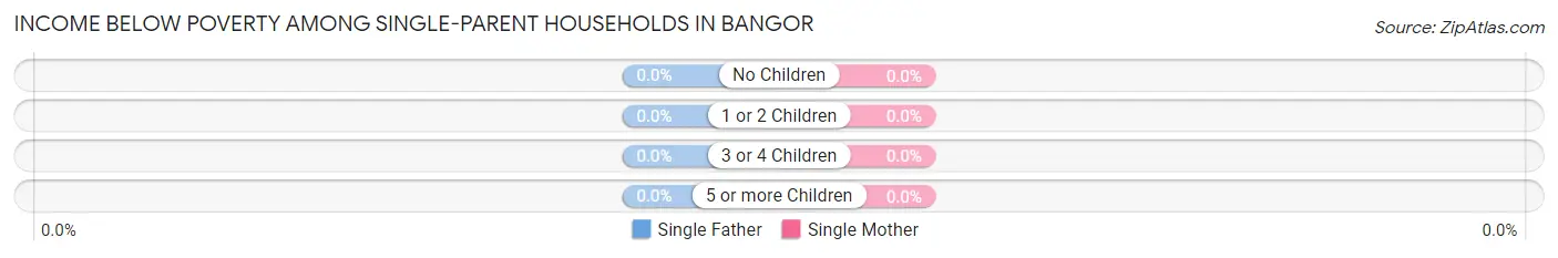 Income Below Poverty Among Single-Parent Households in Bangor