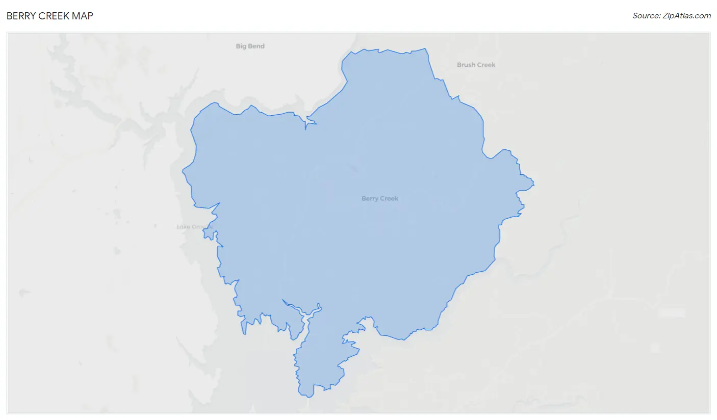 Berry Creek Map