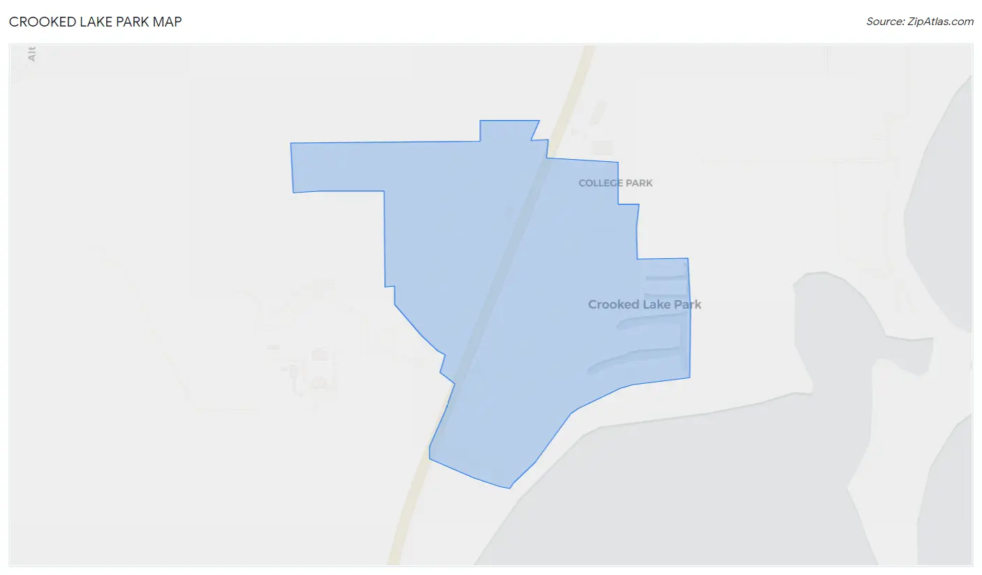 Crooked Lake Park Map