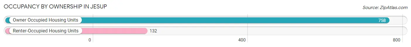 Occupancy by Ownership in Jesup