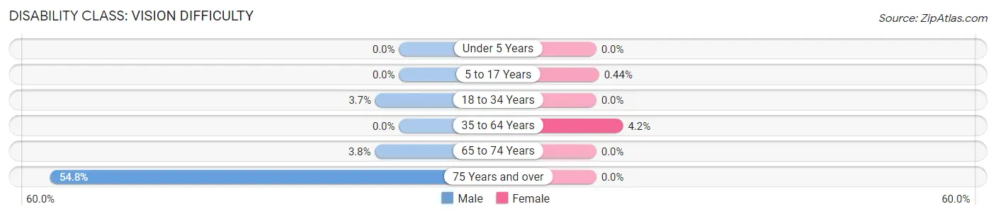 Disability in Jesup: <span>Vision Difficulty</span>