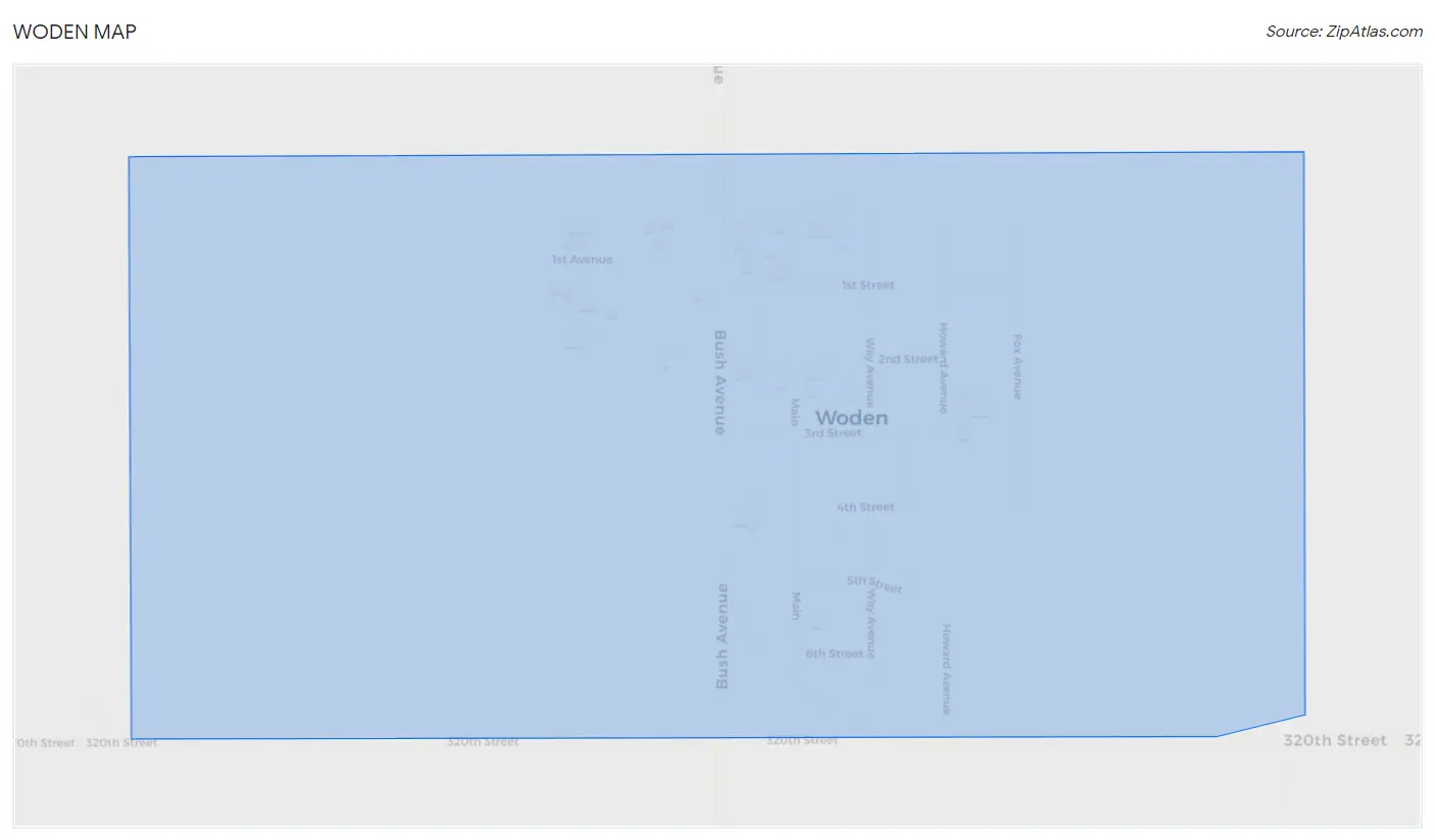 Woden Map