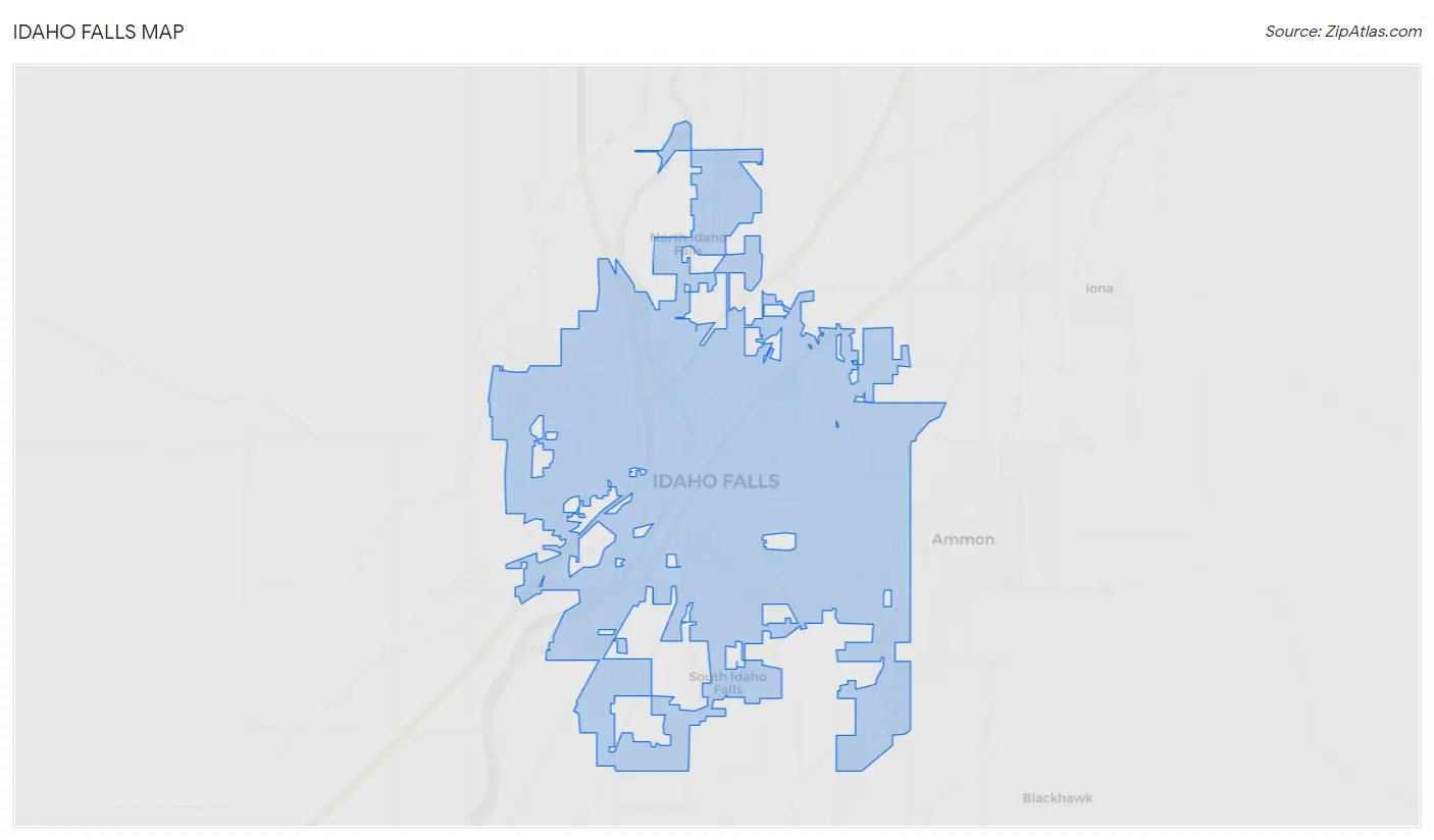 Idaho Falls Map