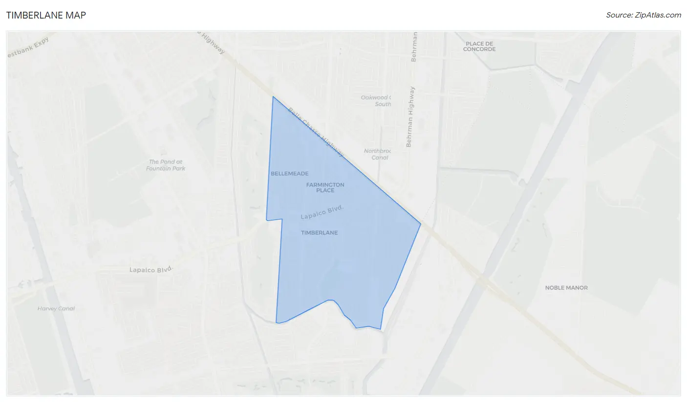 Timberlane Map