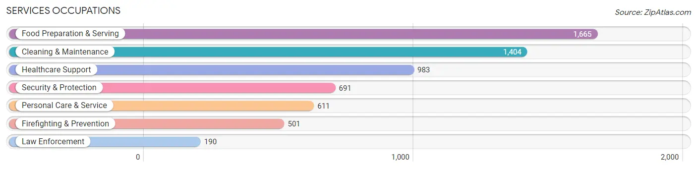 Services Occupations in Dundalk