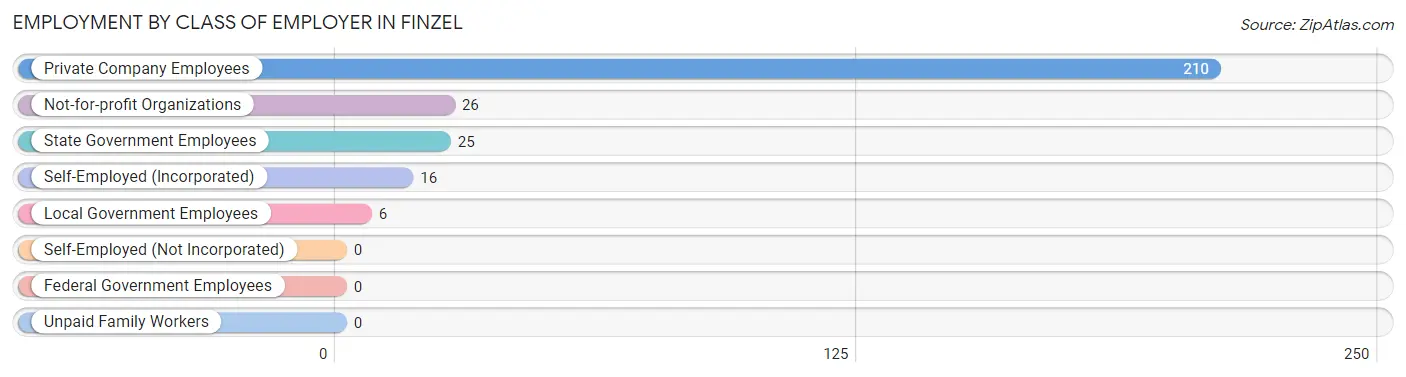 Employment by Class of Employer in Finzel