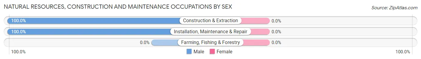 Natural Resources, Construction and Maintenance Occupations by Sex in Oakland