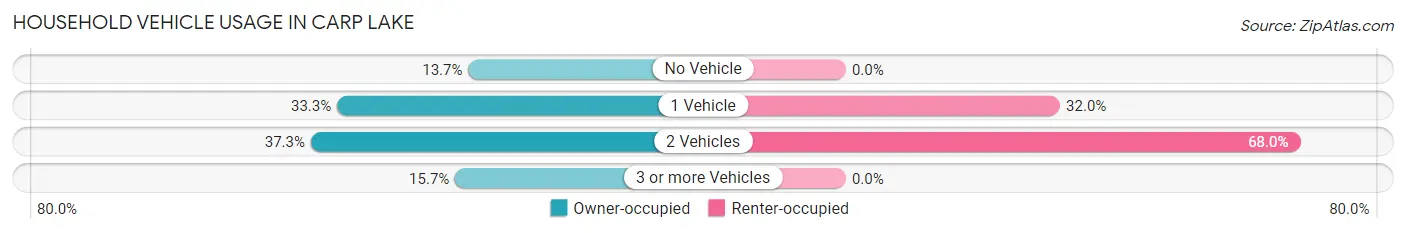 Household Vehicle Usage in Carp Lake