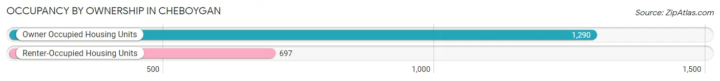 Occupancy by Ownership in Cheboygan