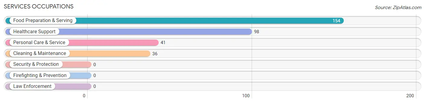 Services Occupations in Cheboygan