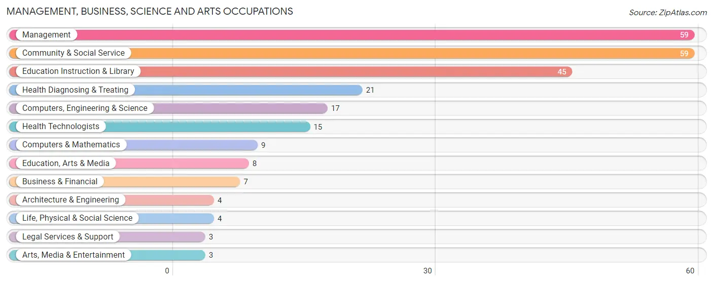 Management, Business, Science and Arts Occupations in Gallatin