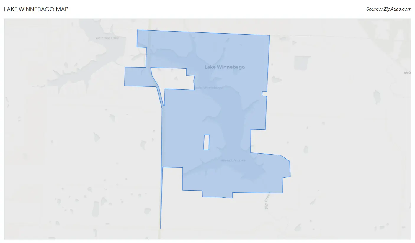 Lake Winnebago Map