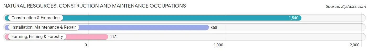 Natural Resources, Construction and Maintenance Occupations in Asheville