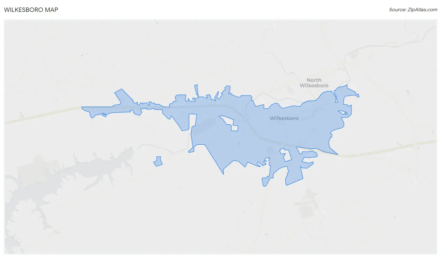 Wilkesboro Map