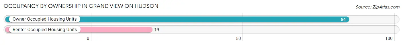 Occupancy by Ownership in Grand View on Hudson