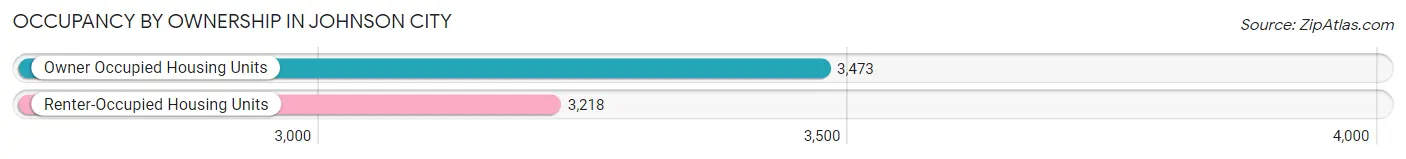 Occupancy by Ownership in Johnson City