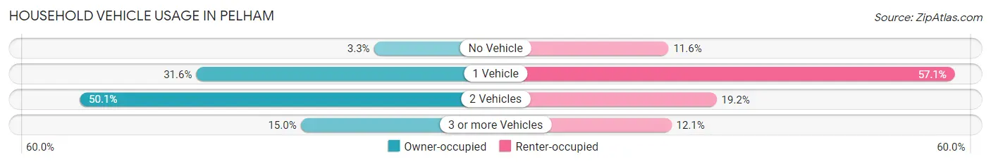 Household Vehicle Usage in Pelham