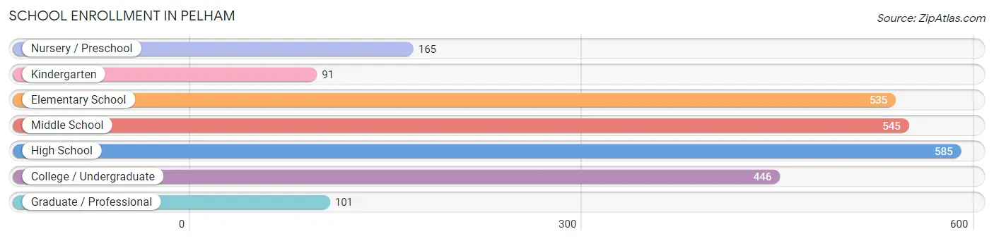 School Enrollment in Pelham