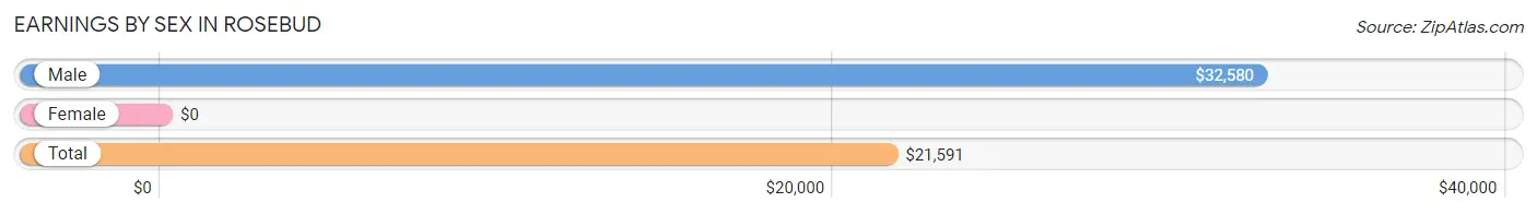 Earnings by Sex in Rosebud